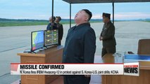 N. Korea confirms missile was intermediate ballistic missile Hwasong-12