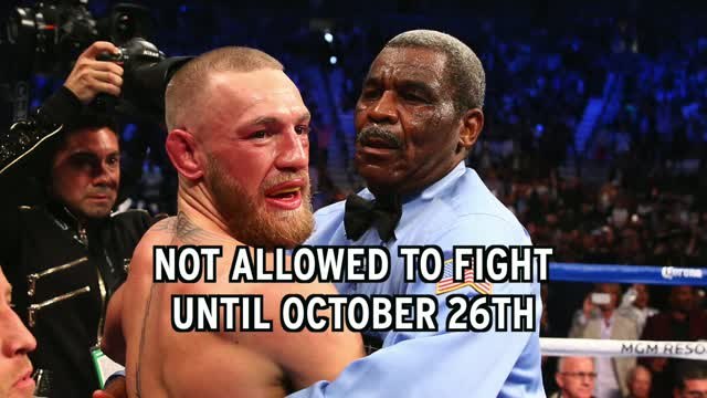 Conor McGregor Slapped With Medical Suspension