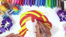 Para colorear muñeca Sorteo Chicas poco mi poni vídeo Mlp equestria minis fluttershy velocidad-color