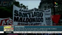 Argentina: a 27 días de la desaparición de Santiago Maldonado