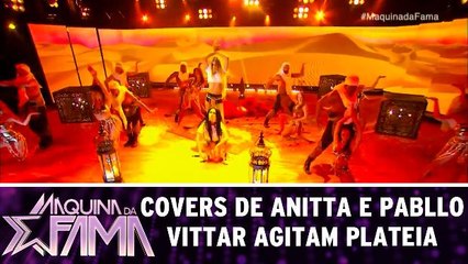 Covers de Anitta e Pabllo Vittar agitam plateia