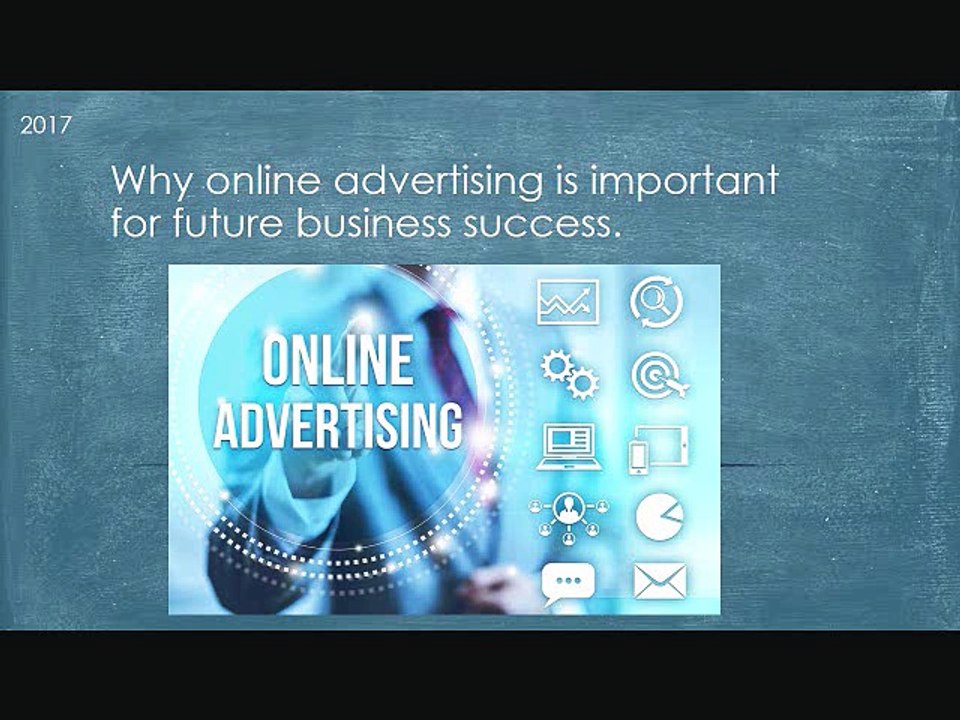 Why online advertising is important for future business success.