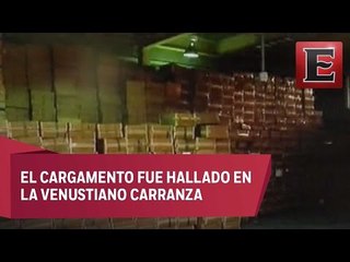 Decomisan 23 millones de cigarros ilegales en CDMX