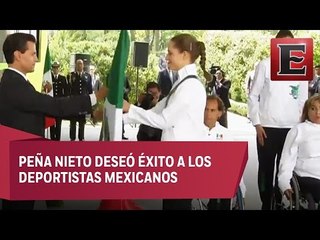 Abanderamiento de atletas mexicanos para Río 2016