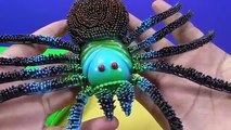 GIANT SpiderMan Surprise Egg   Creepy Giant Spider Snake Lizard Toys   Unboxing Kinder Sur