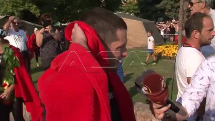 Александар Стуџински и Барбара Поцбон победници на Охридскиот пливачки маратон