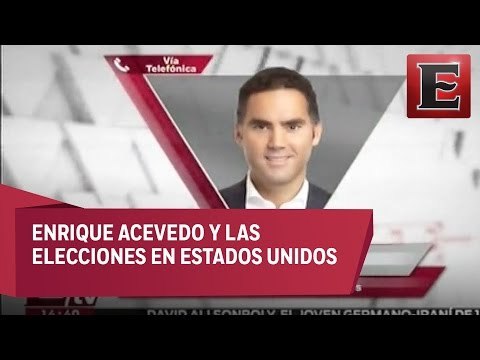 Enrique Acevedo y las elecciones en Estados Unidos