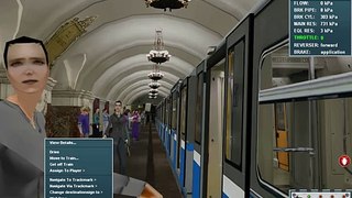 Ligne métro Moscou Nouveau réal Trainz
