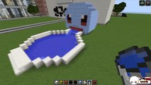 모드없이 포켓몬 꼬부기수영장 만들기! 완전 귀엽당~! [PC/PE 모드없이만들기:천재소년램램] 마인크래프트 Minecraft [램램]