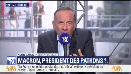 Pierre Gattaz: "On n'embauche pas pour licencier dans les entreprises"