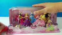 7 Disney Princess Figurine Playset 2 Review Rapunzel Mulan Pocahontas Ariel Belle Aurora