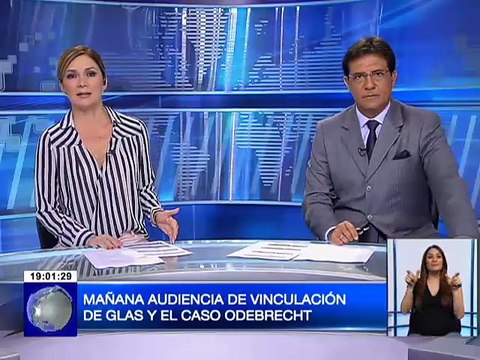 Audiencia de vinculación de Glas y el Caso Odebrecht se llevara a cabo este martes 29