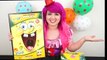 Coloring SpongeBob Squarepants & Patrick GIANT Coloring Book Crayons | COLORING WITH KiMMi