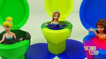 Disney Princess Toilet Potty Slime Surprise Toys Fart Noise Putty