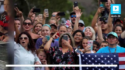 Trump sets down in Texas to address Harvey victims