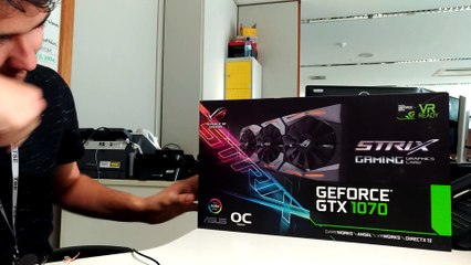 Unboxing da ASUS 1070 STRIX da Loja TERABYTE