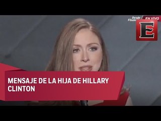Chelsea Clinton en la Convención Nacional Demócrata