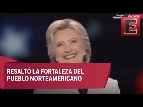 Hillary Clinton acepta candidatura demócrata a la presidencia de EU