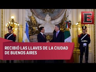 EPN destaca la visión compartida de México y Argentina
