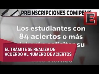 Calendario de preinscripción al nivel medio superior