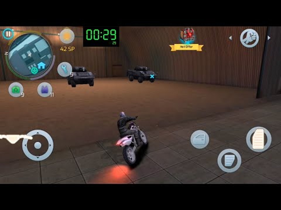 GANGSTAR CHALLENGE # 11 - STEAL-TANK-GETAWAY IN 75 SECONDS!!