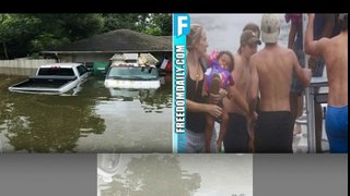 Look Who Just Showed Up In Texas With Fishing Boat And Saved Over 50 People On Their Own!