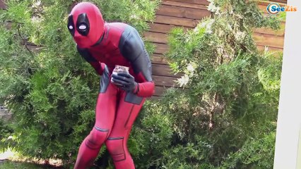 Is Frozen Elsa OK?! w/ Spiderman Anna Joker Hulk Challenge Spidergirl Fun Real Life