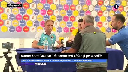 Un jurnalist i-a dat lui Christoph Daum o undita la conferinta de presa