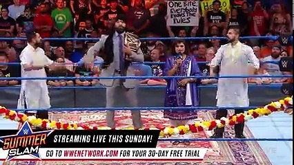 Jinder Mahal s Indian Independence Day Celebration  SmackDown LIVE, Aug. 15, 2017