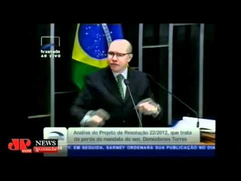 Demóstenes Torres pede absolvição no Senado