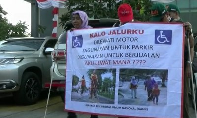 Pemantauan Fasilitas Kaum Difabel di Jalur Pedestrian