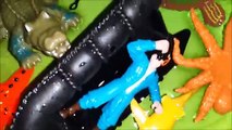 Ataque cocodrilo dentista familia divertido juego oceano tiburón Limo juguetes hobbykidstv