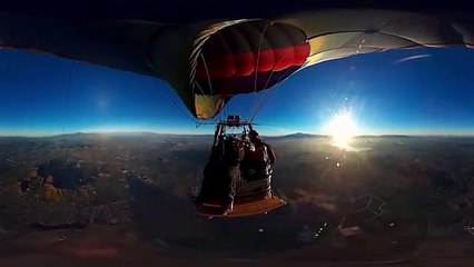 360 Camera - Wingsuit Balloon Rope Swing