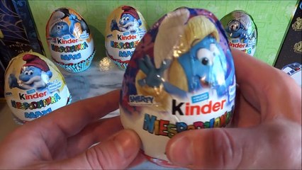 2017 Smurfs The Lost Village & Barbie NEW Toys in Kinder Surprise Eggs Opening