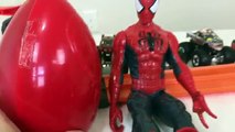 Spiderman Rescue Cars Lightning Mcqueen Mater From Venom Trap Evil Robot Disney Tsum Egg S
