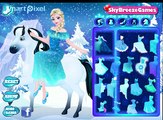 Atrás Vestido congelado juego va caballo en línea equitación hasta elsa