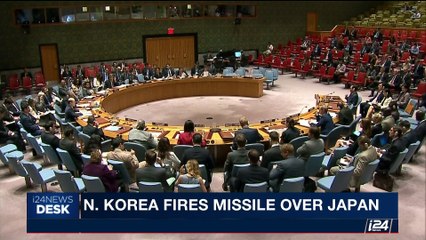 Download Video: i24NEWS DESK | N. Korea fires missile over Japan | Wednesday, August 30th 2017