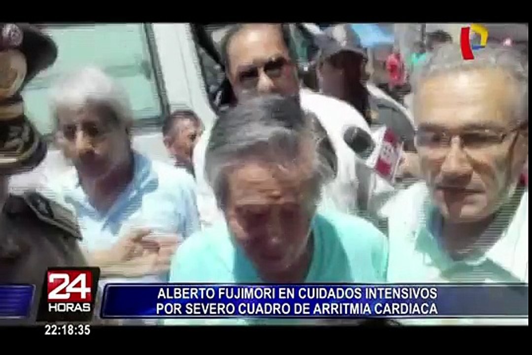 Alberto Fujimori permanece en cuidados intensivos tras sufrir arritmia cardíaca