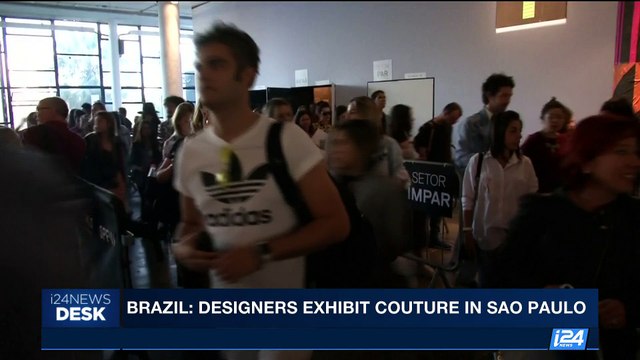i24NEWS DESK | Brazil: designers exhibit couture in Sao Paulo | Wednesday, August 30th 2017