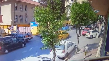 Fren Yerine Gaza Bastı...faciadan Dönülen O Anlar Kamerada