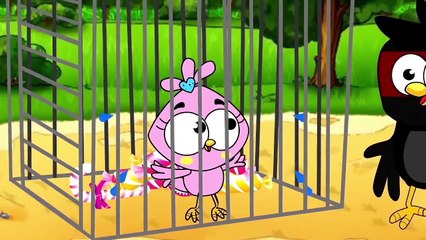 Birds Family Late For a Plane Eps Cartoon Animation Nursery Rhymes by Arnold Thurlow