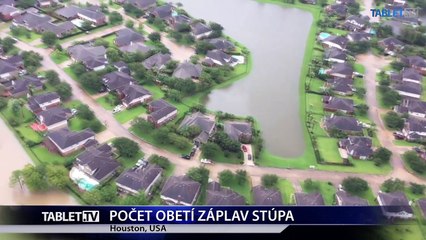 POČET OBETÍ ZÁPLAV STÚPA