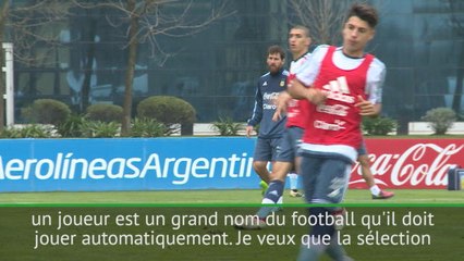 Argentine - Sampaoli : ''Savoir si Messi et Dybala sont vraiment complémentaires''