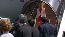 Prime Minister Theresa May arrives in Japan