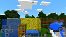 COMO FAZER UMA CASA DE ÁGUA SEM MODS OU ADDONS NO MINECRAFT POCKET EDITION 1.1 !