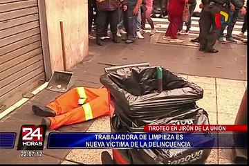 Conoce a la mujer que murió en la balacera del Jirón de La Unión