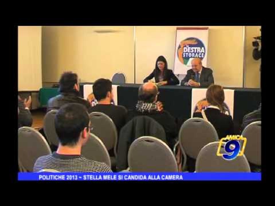 Politiche 2013 | Stella Mele si candida alla camera