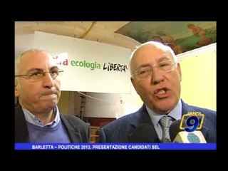 Barletta | Politiche 2013, presentazione candidati SEL