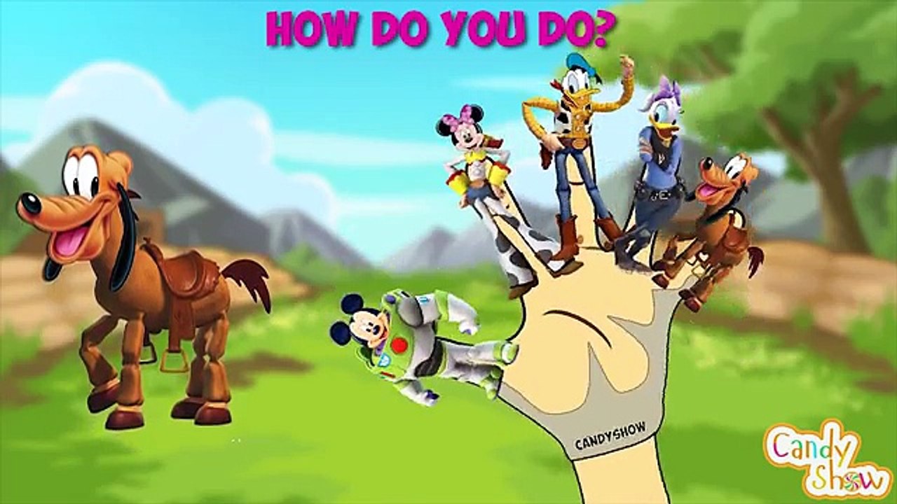 Дисней микки мышь здание клуба неправильно головки палец Семья питомник рифмы весело анимация видео