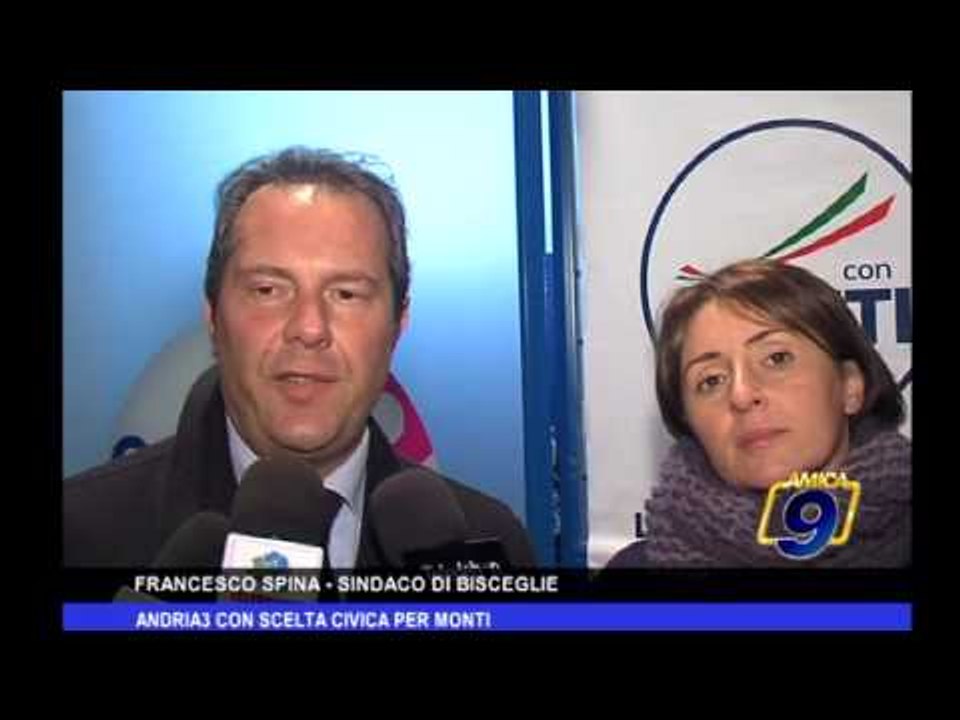 Andria3 con la scelta civica per Monti